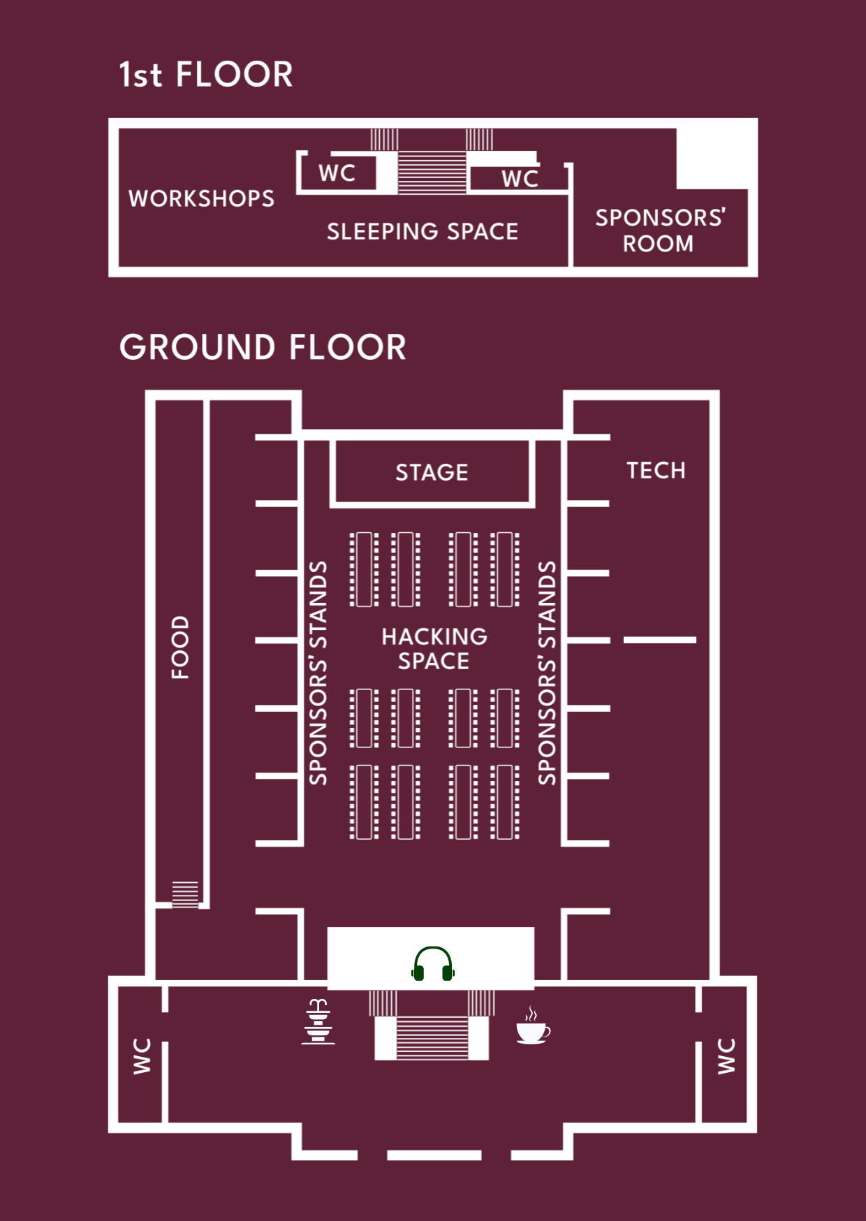 Hack Kosice 2023 Venue Map